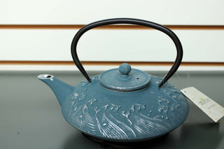 Royal Blue Cast Iron Teapot